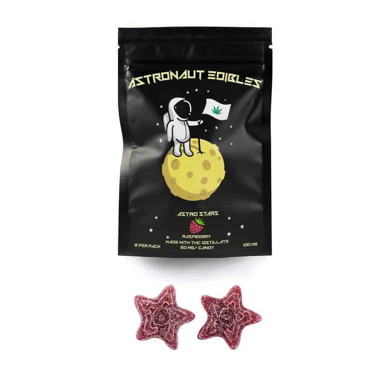 astronaut edibles products raspberry